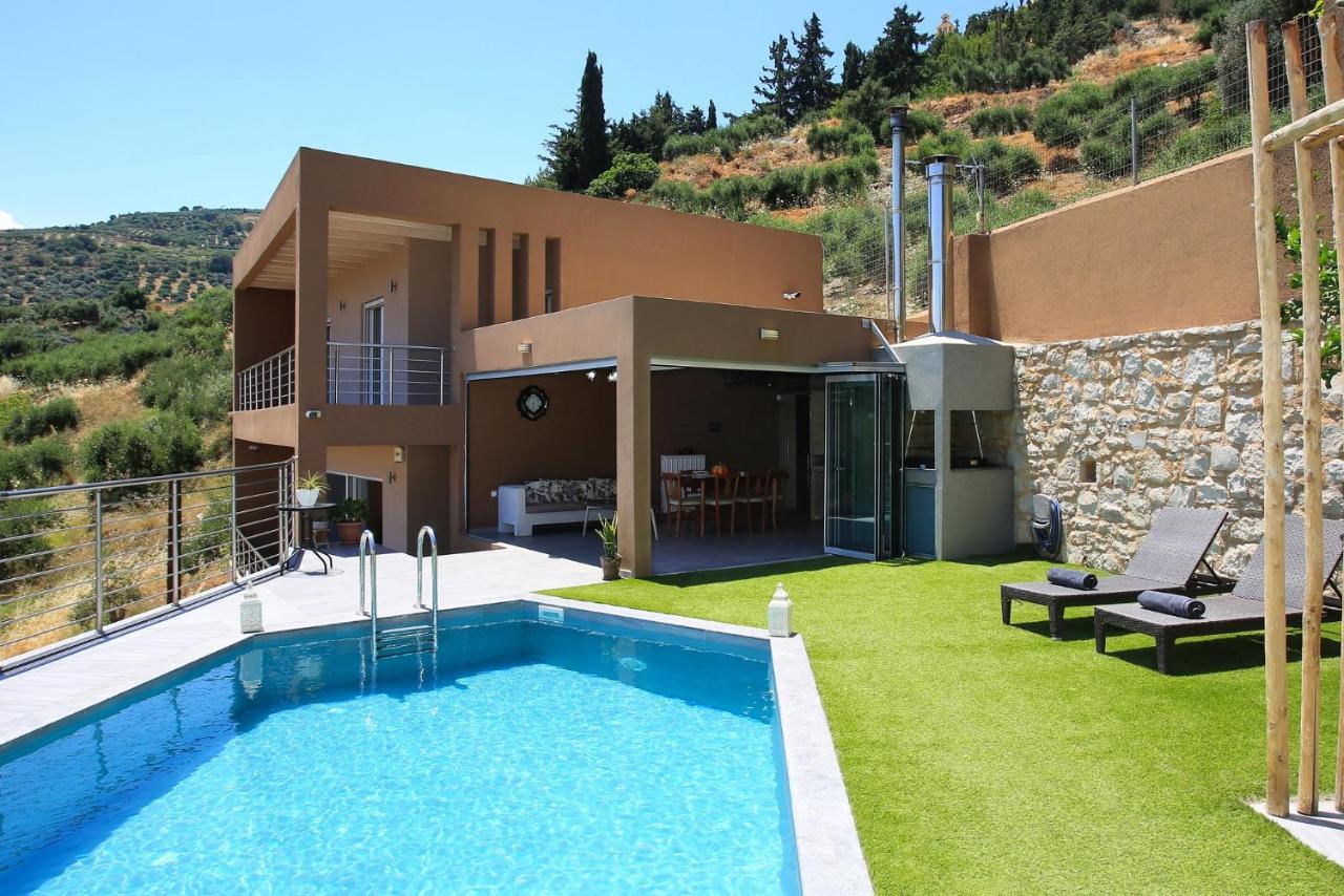 Design Villa Nicol - Heated Pool - Summer Kitchen Heraklion Exterior foto